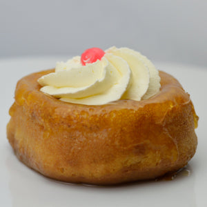 Rum Baba with Fresh Cream {V}