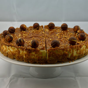 Caramel Crunch Cheesecake {V}