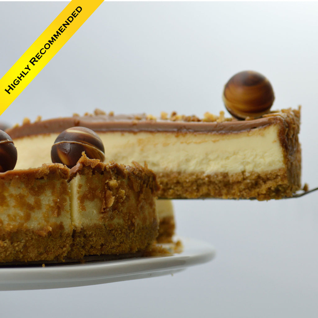 Caramel Crunch Cheesecake {V}