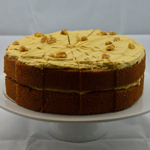 Coffee & Walnut Cake {V}