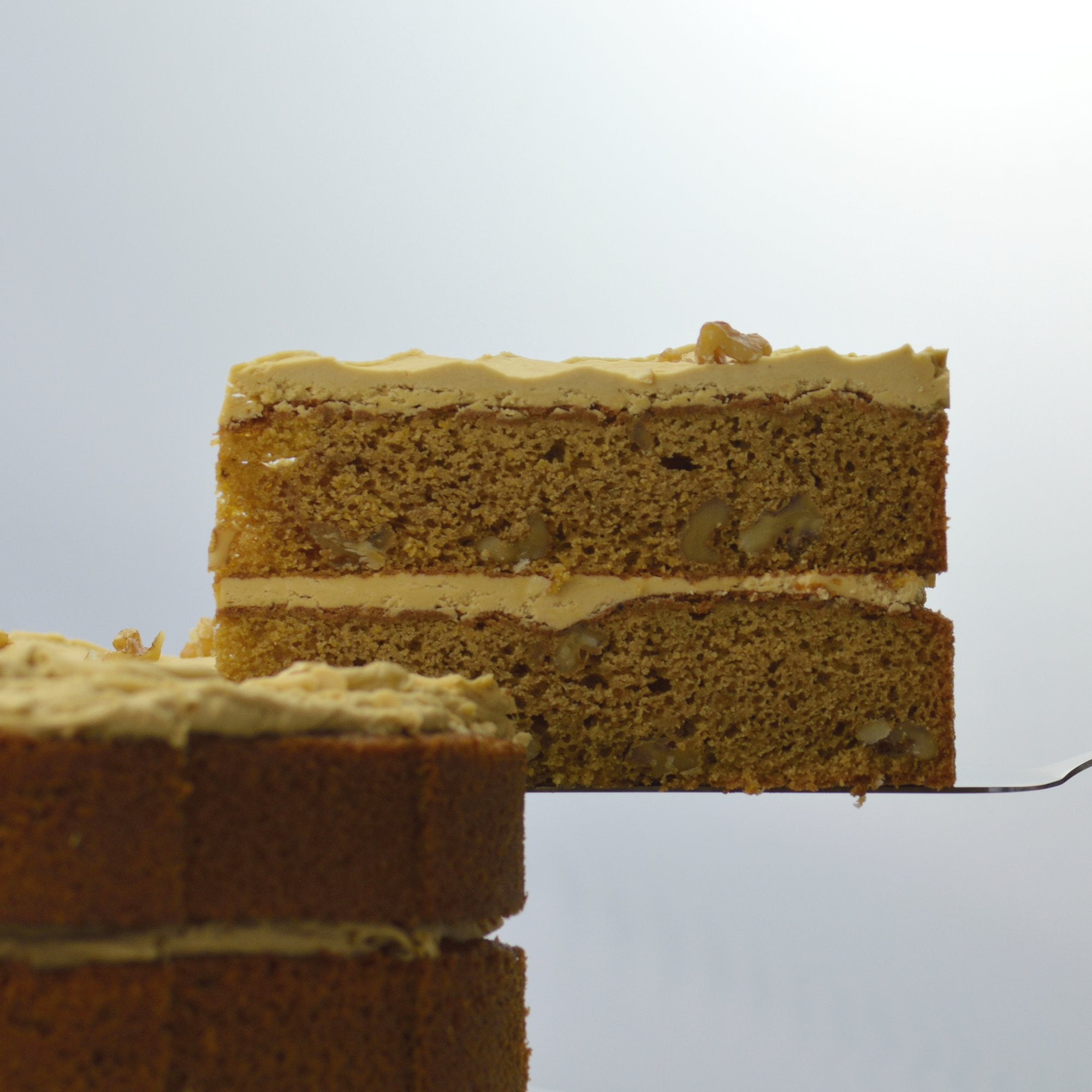 Coffee & Walnut Cake {V}