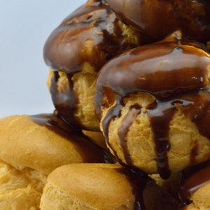 Profiteroles with Chocolate Sauce